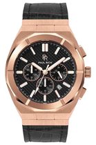 Paul Rich Motorsport Carbon Fiber Rose Gold Leather MCF04-L horloge 45 mm