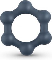 Boners Hexagon Cockring Met Stalen Kogels