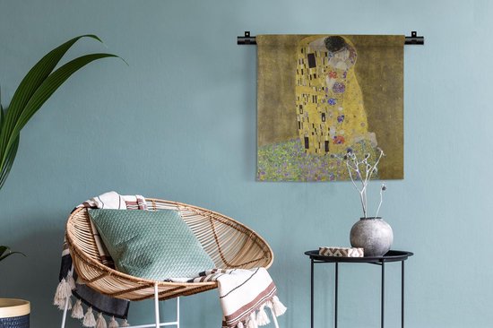 Tapisserie - Le Baiser - Gustav Klimt - 60x60 cm - Tapisserie