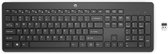 HP 230 toetsenbord RF Draadloos Zwart