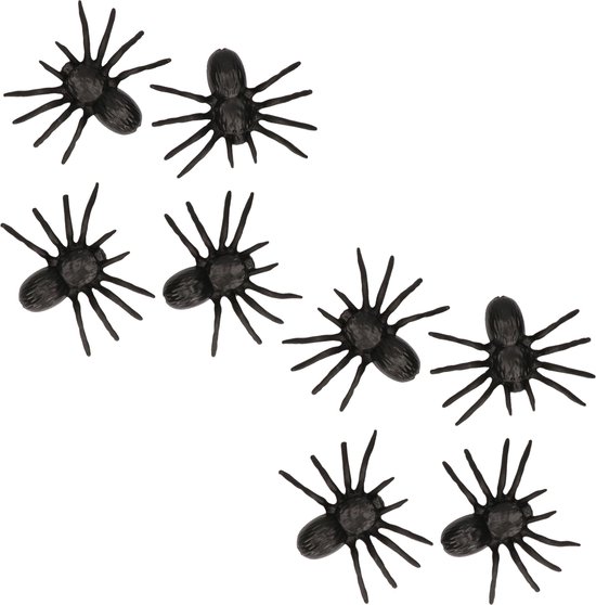 Lot De 60 Fausses Araignées En Plastique - Déco Halloween Effrayante - Intérieur/Extérieur