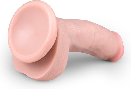 EasyToys - Realistische Dildo met Zuignap - 15 cm - Dildo's - Sex Toys voor Vrouwen en Mannen - Dildo Mannen Anaal - Beige