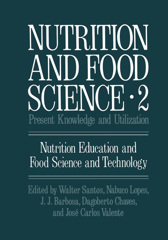 Nutrition and Food Science - cover