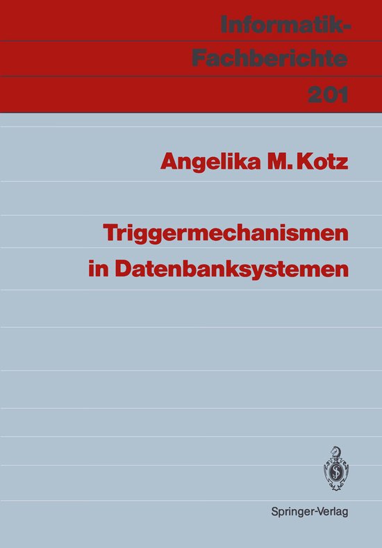 Triggermechanismen in Datenbanksystemen - cover