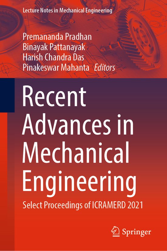 Lecture Notes in Mechanical Engineering- Recent Advances in  ... - cover