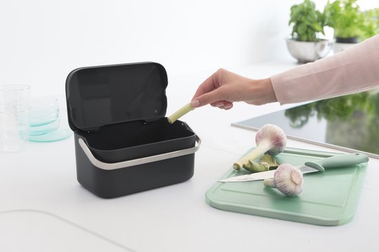 Brabantia SinkSide poubelle de table 1,8 litre - Dark Grey