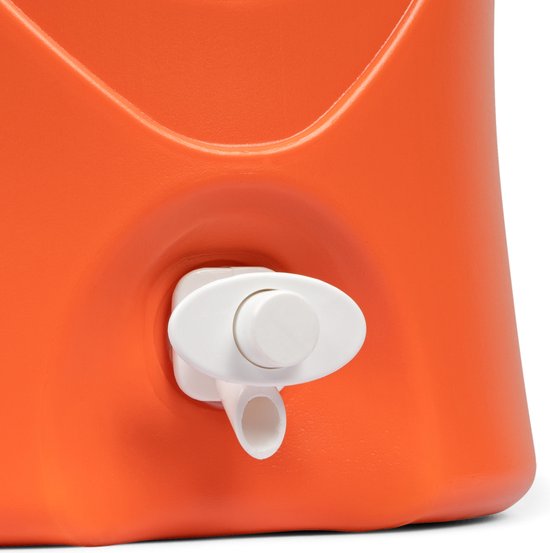 Pinnacle Platino 2 Gallon - Geïsoleerde Drankdispenser / Drankkoeler met kraantje - 8 Liter - Oranje van Pinnacle. — afbeelding 5