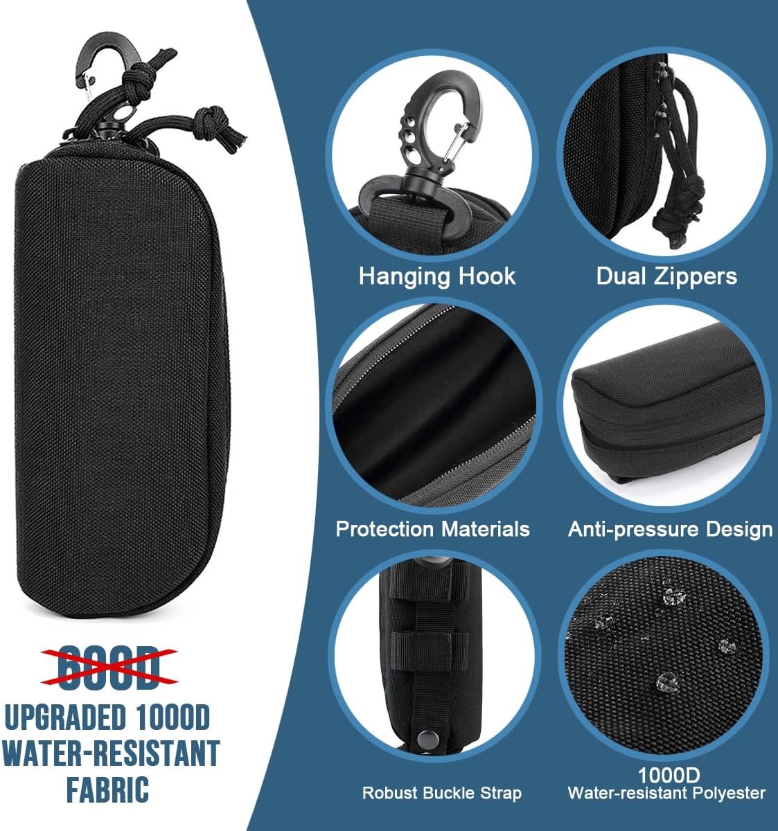 Étui à Lunettes Tactiques Molles Étui De Protection Pour Lunettes De