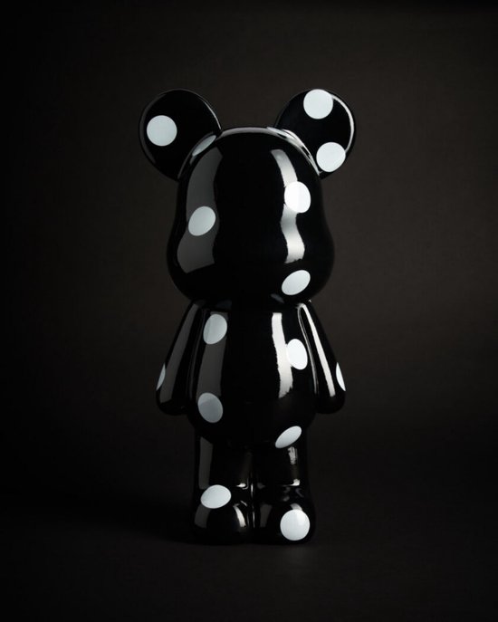 BLOGO Design Money Bank Collection BE@RBRICK “TEDDY BLACK” Polyresin Decoratie 20 x 20 x H 40 cm