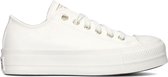 Baskets Converse Chuck Taylor All Star Lift Platform Mono Low - Femme - Wit - Taille 37