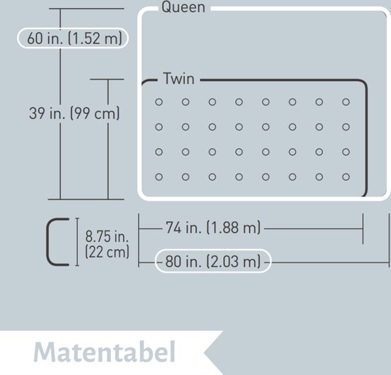 Bestway luchtbed - 2-Persoons - 152 x 203 x 22 cm - Grijs/Oranje - Inclusief Pomp en Reparatieset van Bestway — afbeelding 5