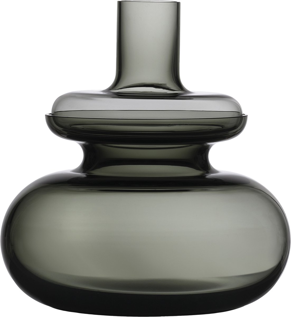 Zone Denmark Inu Vaas Dia 23 x 25 cm Smoked Grey Grijs