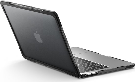 Mobigear Housse pour ordinateur portable compatible avec Apple MacBook Air 13" (2022-2024) Coque rigide pour ordinateur portable MacBook Case | Mobigear Antichoc Pro - Zwart - Modèle A2681