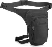Bagwise® - Smartbag - Sac de jambe moto - Sac banane moto - Vélo - Sac de jambe motocycliste - Unisexe - 8645 Zwart