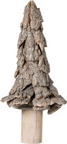 J-Line Kerstboom - hout - grijs - small