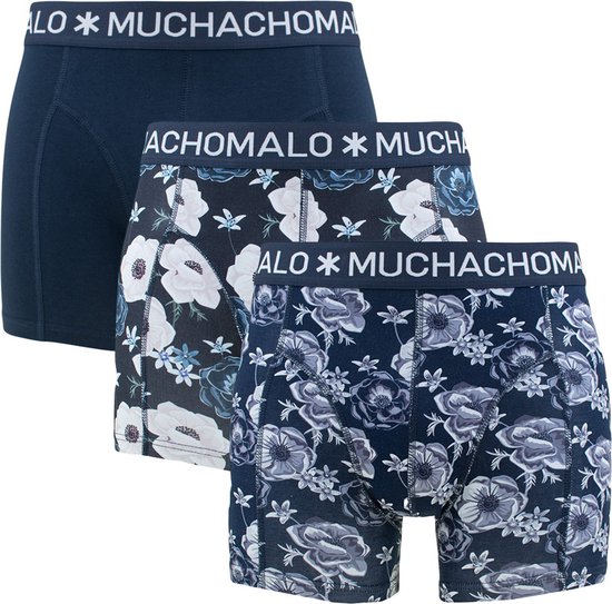 Muchachomalo Boxershorts Heren - 3 Pack - Maat S - 95% Katoen - Mannen Onderbroeken