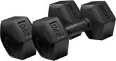 Iron Gym Dumbbell Set 2x 2 kg grote robuuste Dumbbells Gietijzer - Fitness accessoire