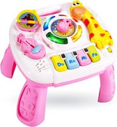 Speeltafel voor baby's met licht en geluid - Educatief speelgoed voor peuters - Cadeau voor kinderen vanaf 18 maanden
