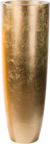 "Konus" gouden hoge vaas / plantenbak H.115cm Gilde Handwerk - eyecatcher -