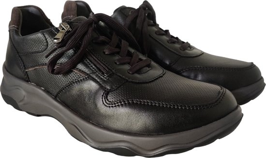 Waldläufer H-Max - heren sneaker - zwart - maat 45 (EU) 10.5 (UK)