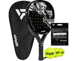 VirtuFit Hybrid Padel Set met twee rackets en tas
