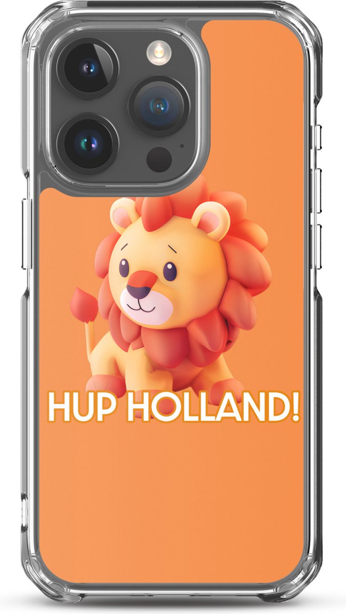 Hup Holland! Iphone EK Voetbal 2024 hoesje - Iphone EK Voetbal 2024 15 Pro