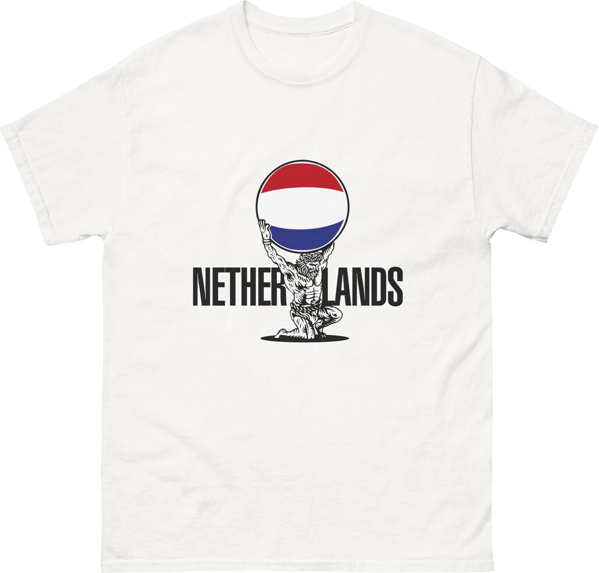 EK Voetbal 2024 T-shirt - Wit, 4XL