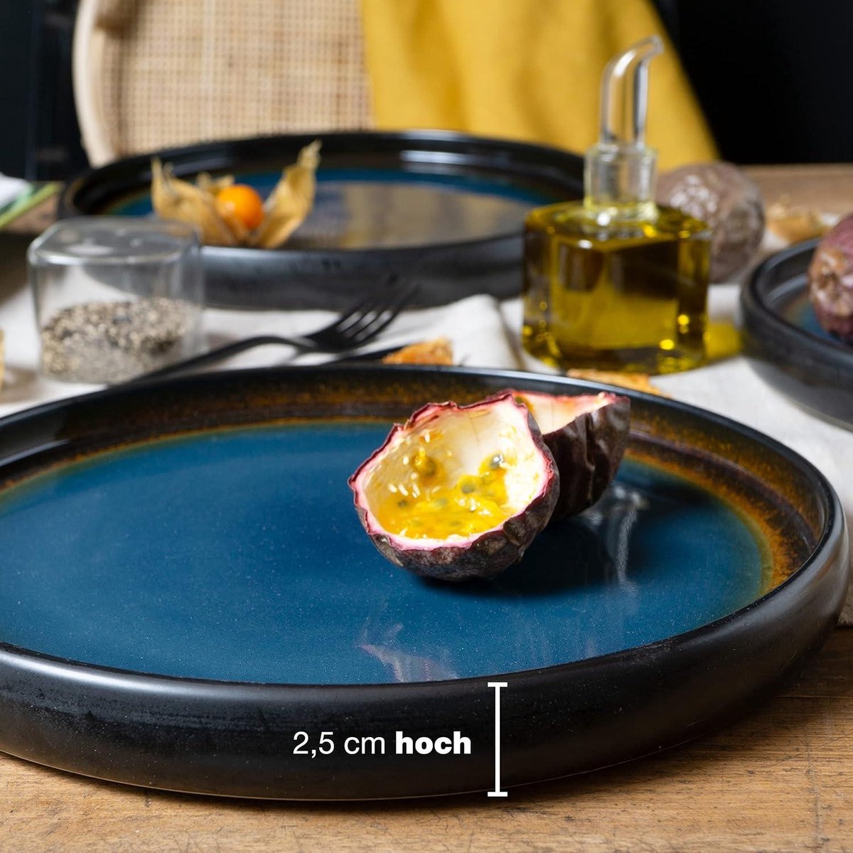 Groene Moritz & Moritz SOLID 4x Dinerborden 26 Cm - Aardewerk Bordenset Serviesset Voor Serveren Groene Moritz & Moritz SOLID 4x Dinerborden 26 Cm - Aardewerk Bordenset Serviesset Voor Serveren