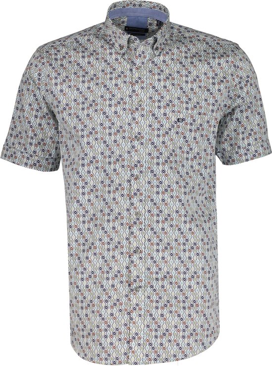 Chemise Giordano - Coupe Moderne - Blauw - 4XL Grandes Tailles