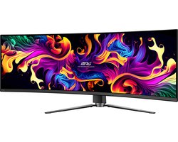 MSI MPG 491CQP QD-OLED - Curved Ultrawide Gaming Monitor - 144 Hz - USB-C PD 90W