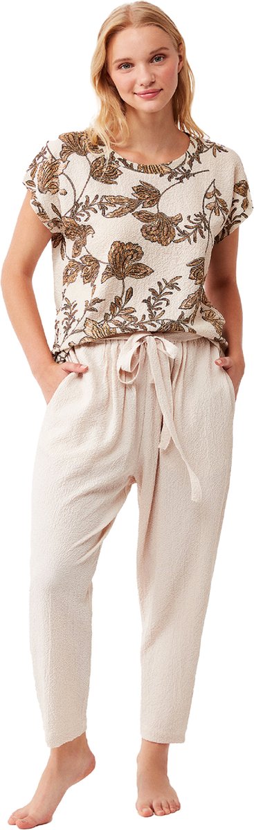 Penye Mood - Dames Pyjama Set, Korte Mouwen - XXL