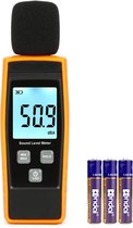 Decibelmeter - Digitale geluidsmeter - Nauwkeurig - Bereik tussen 30db en 130db - Geluidsmeter - LCD Display - Professionele geluidsmeting