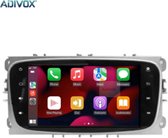ADIVOX 7 inch Android 13 voor Ford Focus, Mondeo/C-MAX/S-MAX 2006-2011 8CORE CarPlay/Auto/Wifi/GPS/DSP/NAV/5G