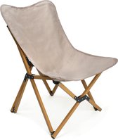 campingstoel, 120 kg, met draagtas, strandstoel, inklapbaar, licht, , vouwstoel, campingstoel, tuinstoel, festival, beige
