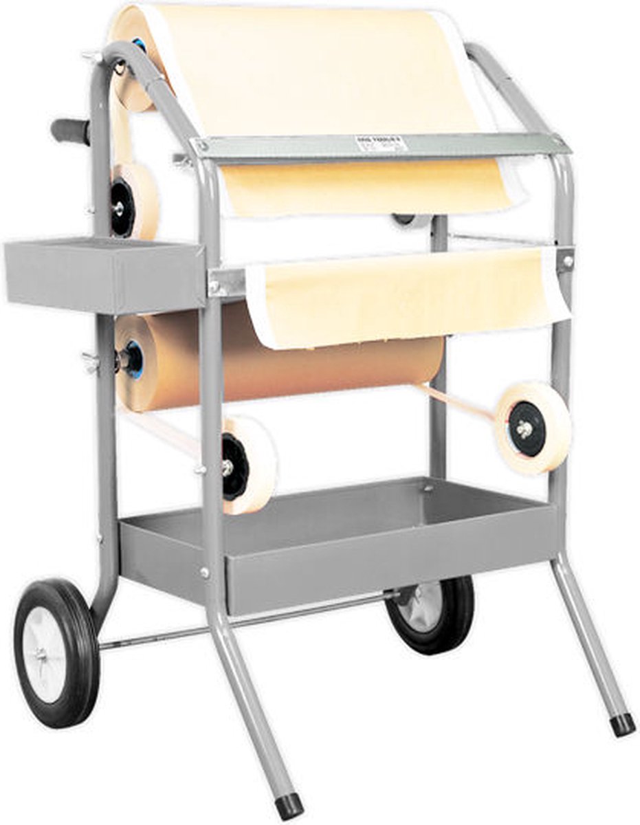 Maskeerpapier trolley voor 2 rollen MW Tools APT450