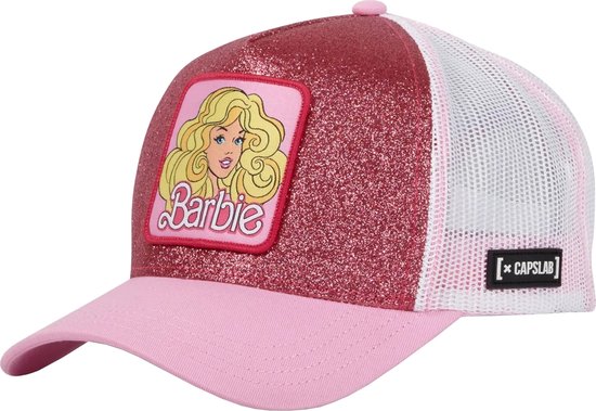 Capslab Trucker Barbie Cap CL-BA1-2-CT-BA18, Vrouwen, Roze, Pet, maat: One size