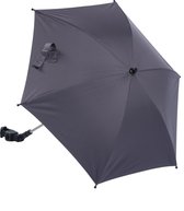 Parasol pour bébé en titane avec pince universelle - Protection UV 50+ - Gris foncé