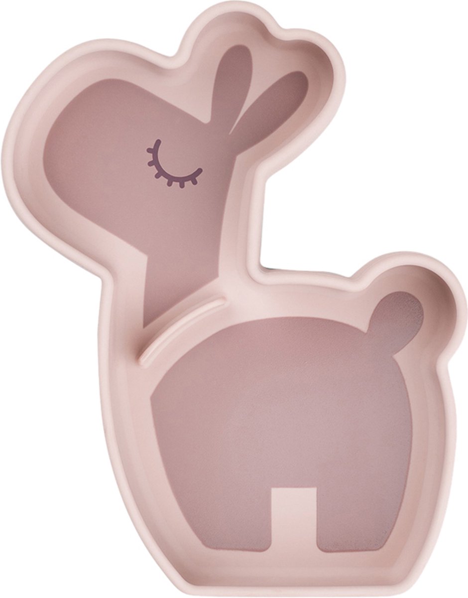 Goedkoopste Done By Deer Silicone Stick&Stay Snack Bord Lalee Powder