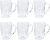 Clayre & Eef Verre à thé lot de 6