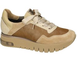 Softwaves -Dames - camel - sneakers - maat 37.5