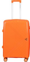 A To Z Traveller Caïro - Reiskoffer 65cm - Polypropyleen - 60L - Oranje - TSA Slot