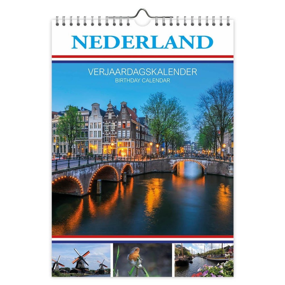 Nederland verjaardagskalender - A4