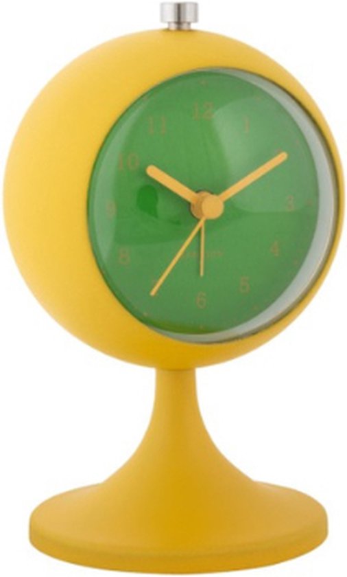 Karlsson wekker Funky Retro Bright Yellow