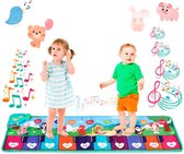 Dansmat - Kinderspeelgoed 3 Jaar - Muziekmat voor Meisjes en Jongens - Educatief Speelgoed - Montessori - Sensorisch - Licht Blauw