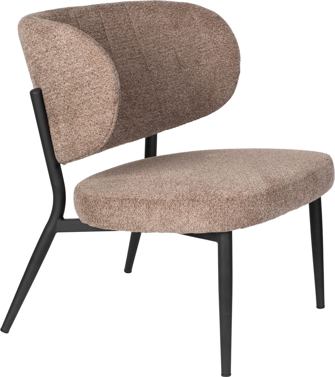 Housecraft Living Sanne Loungestoelen/ Fauteuil Bruin