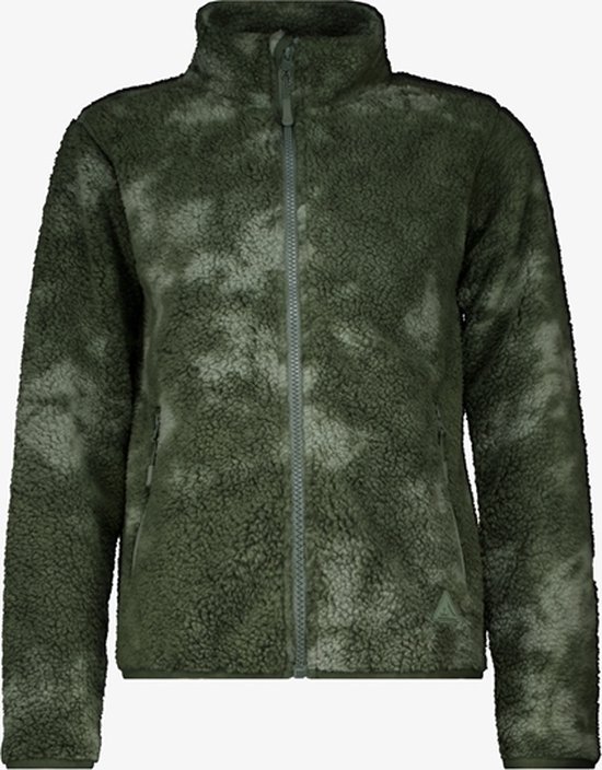 Mountain Peak jongens fleece vest camouflage print - Groen - Maat 164
