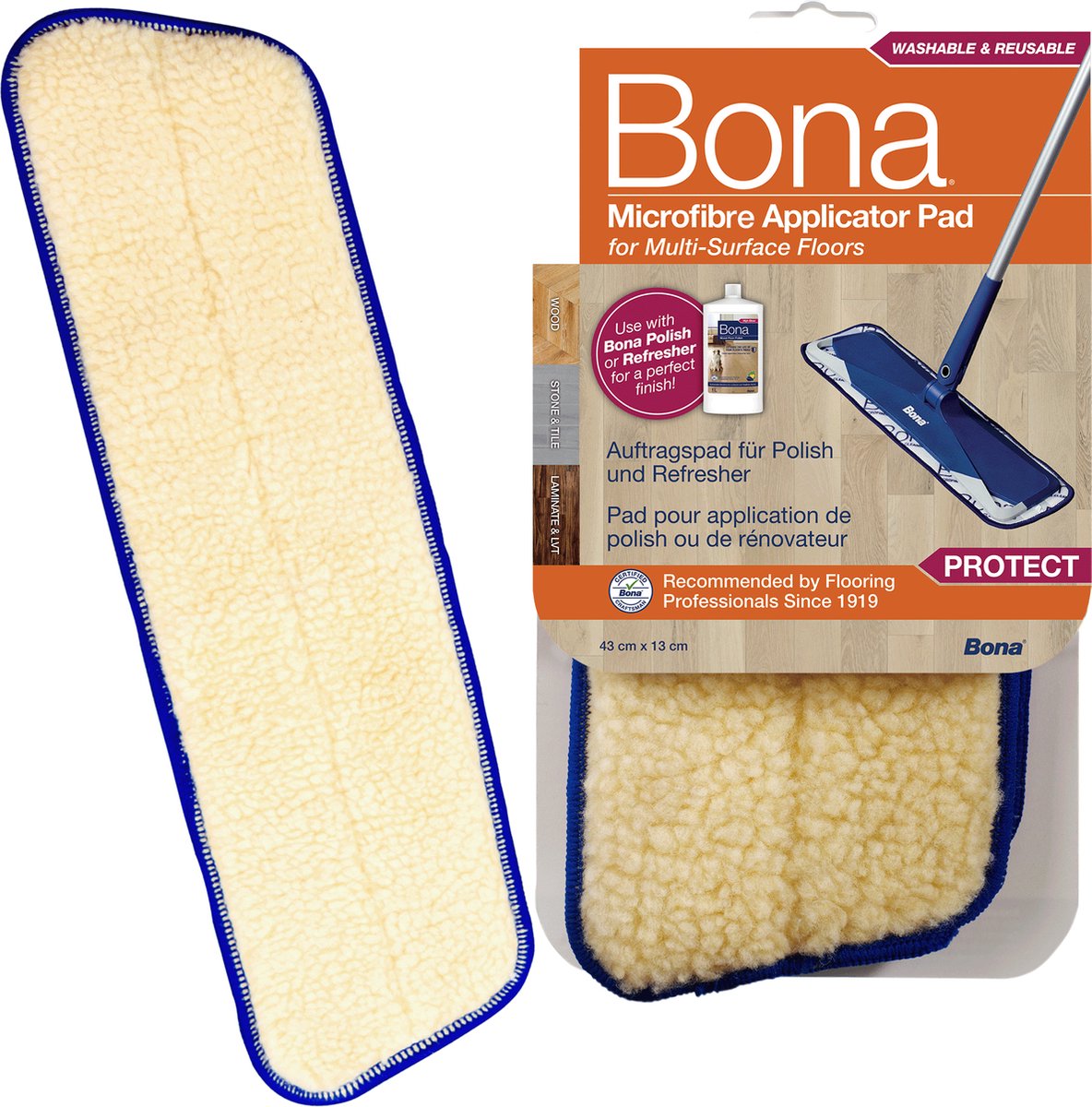 Goedkoopste Bona Applicator Pad - Microvezel - Dweilpad - Vloerpad - Refresher