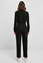 Urban Classics Damen Overall Ladies Velvet Rib Boiler Suit Black-XL