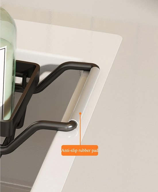 Tiger Caddy handdoekhaak voor douchewand Chroom