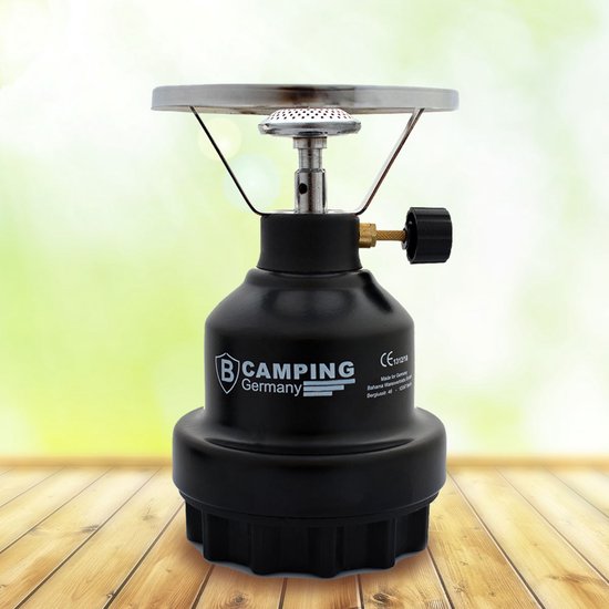 Kookpit met gasbrander – zwart – 670 gram